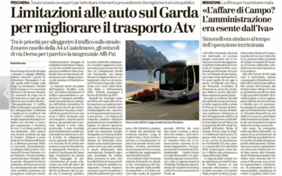 Limitazioni di auto sul Garda per migliorare il trasporto ATV