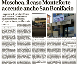 Moschea, il caso Monteforte accende anche S. Bonifacio